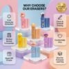 Cute Bear Cartoon Eraser – Soft Rubber Pencil Eraser for School & Office