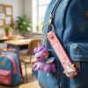 Purple Unicorn Keychain ( Color May Vary Slightly)