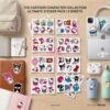 Cute Stickers Hello Kitty , Kuromi Etc (Pack of 50 approx.)