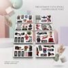 Formula 1 Premium Waterproof Vinyl Sticker Pack (50+ Stickers | 8 Sheets)