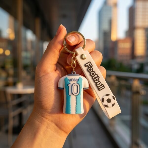 Lionel Messi Football Premium Acrylic Keychain