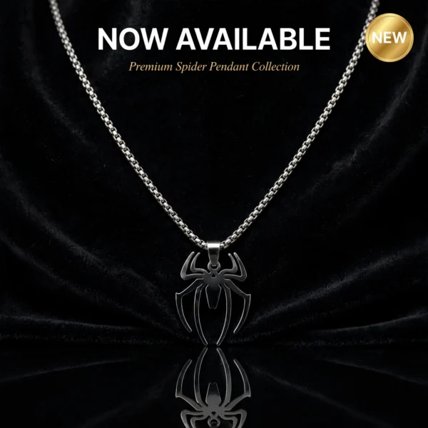 Spider Pendant Necklace – Premium Collection