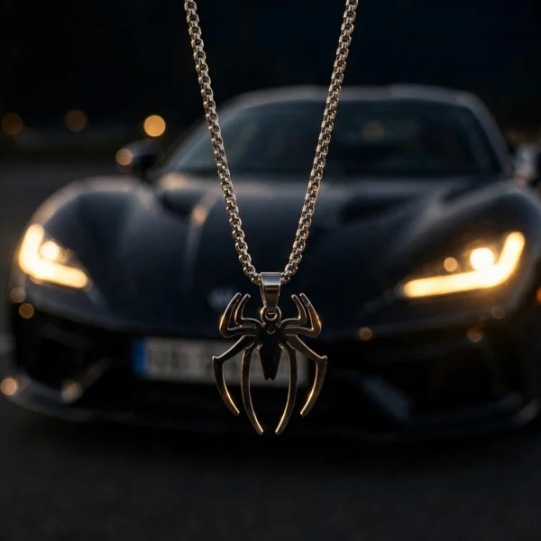Spider Pendant Necklace – Premium Collection