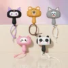 Squeaky Cartoon Bag Charm Keychain – Random Cartoon Style (1 of 11 Collectibles)