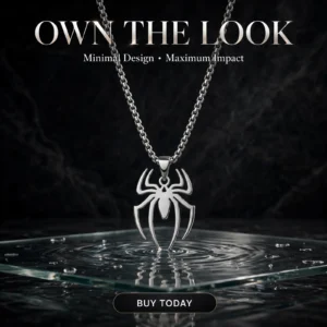 Spider Pendant Necklace – Premium Collection