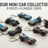 Batman Mini Car Keychain – Random Superhero Car Style (1 of 8 Collectibles)